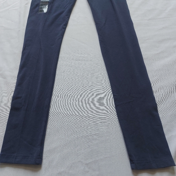NWT Manguun Teens Navy Blue Silver Leggings, Girls XL - Picture 4 of 7